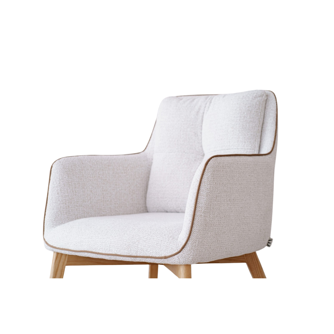 PURA DINING CHAIR | IVORY