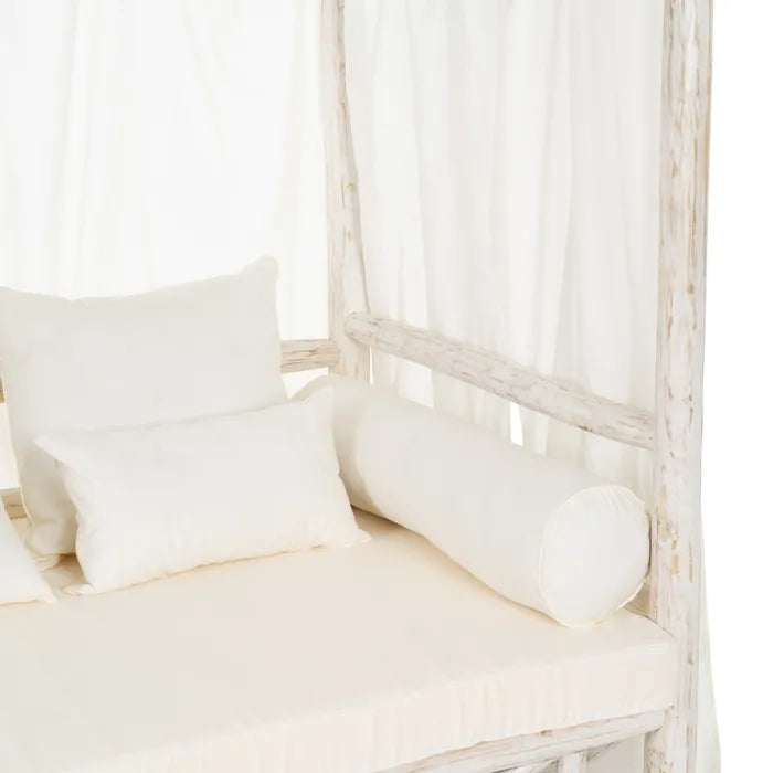 CAHYA BALINESE TEAK DAYBED | WHITEWASHED 200X150X200CM