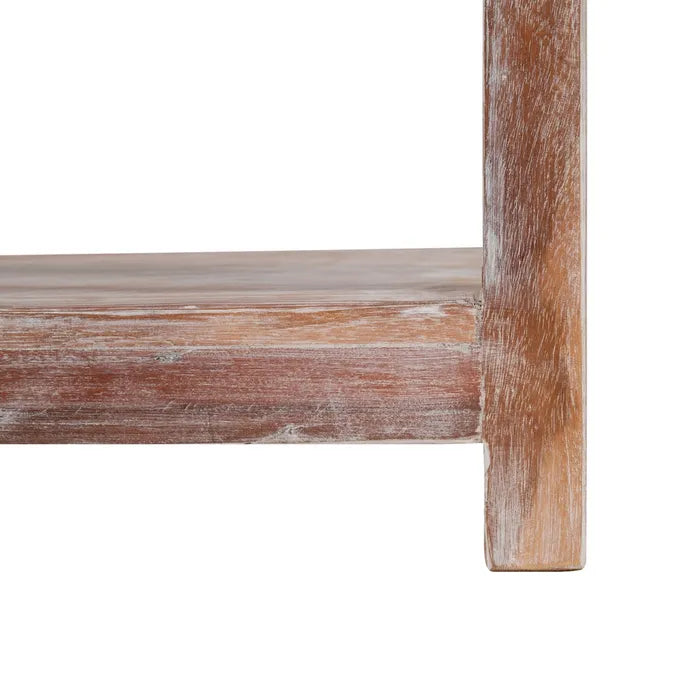 ADRASTEA SIDE TABLE | WHITEWASHED 60X42X70CM