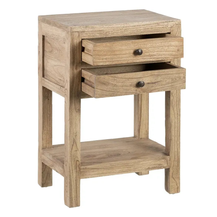 MINDI BEDSIDE TABLE | 45X30X66CM