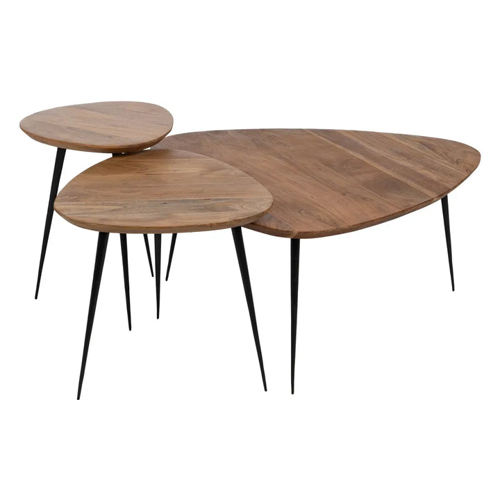 TRIANGLE WOOD COFFEE TABLE