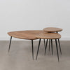 TRIANGLE WOOD COFFEE TABLE