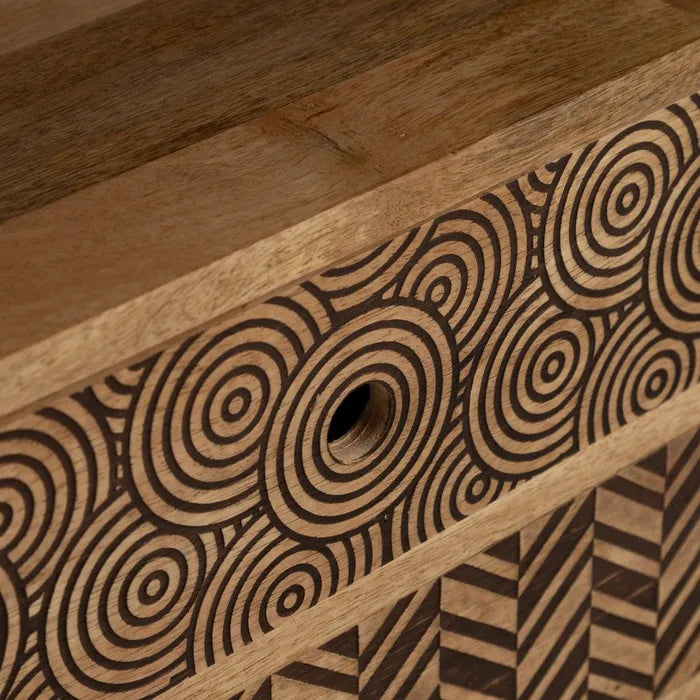 MALUKU BEDSIDE TABLE | NATURAL 45X31X63.5CM