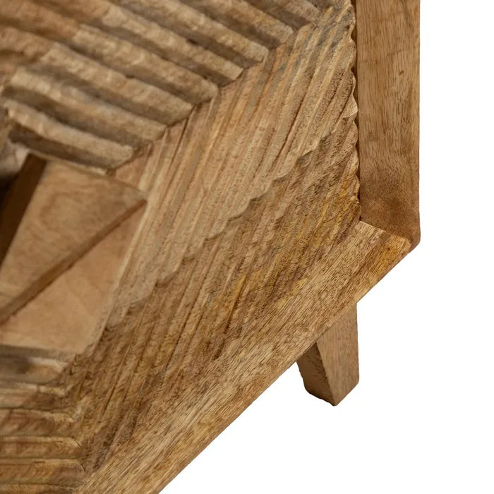 BULAN BEDSIDE TABLE | 50X33.5X50.5CM