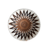 DIANI WALL DECO PLATE | WHITE/BLACK/NATURAL