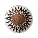 DIANI WALL DECO PLATE | WHITE/BLACK/NATURAL
