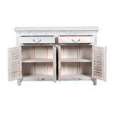 FORMENTERA COLLECTION CABINET | WHITEWASH 130X30X90CM