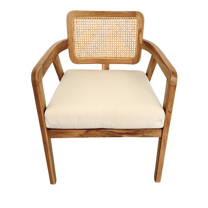 DESIDERIUM OUTDOOR TEAK WOOD DINING CHAIR | 61X60X77CM