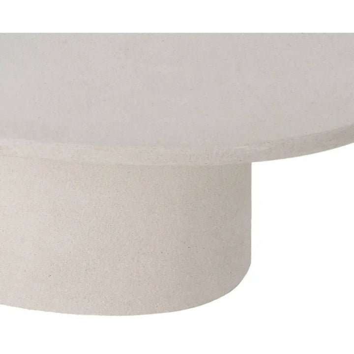 DUNE COFFEE TABLE | OFF-WHITE "L" 100X60X32CM