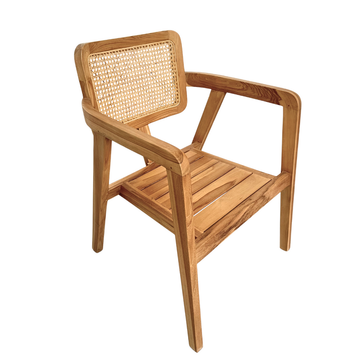 DESIDERIUM OUTDOOR TEAK WOOD DINING CHAIR | 61X60X77CM