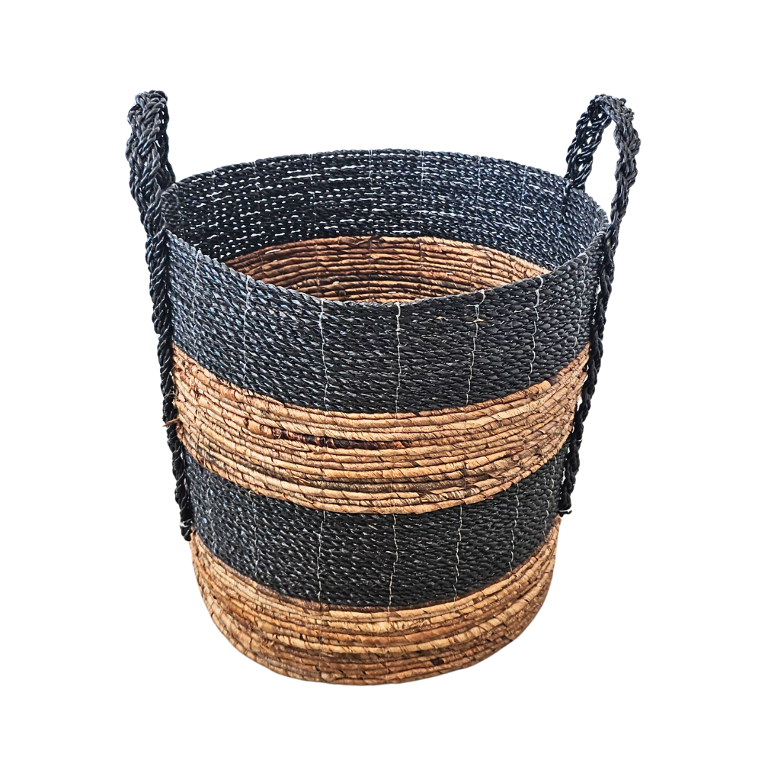Top view showing open storage space inside Aguadilla Basket.