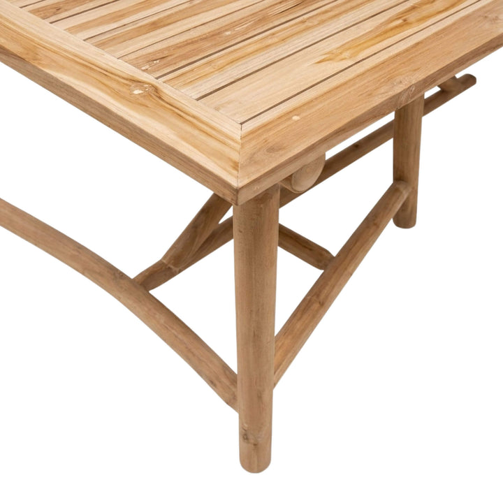 AKASA TEAK BRANCH DINING TABLE | 180X90X75CM