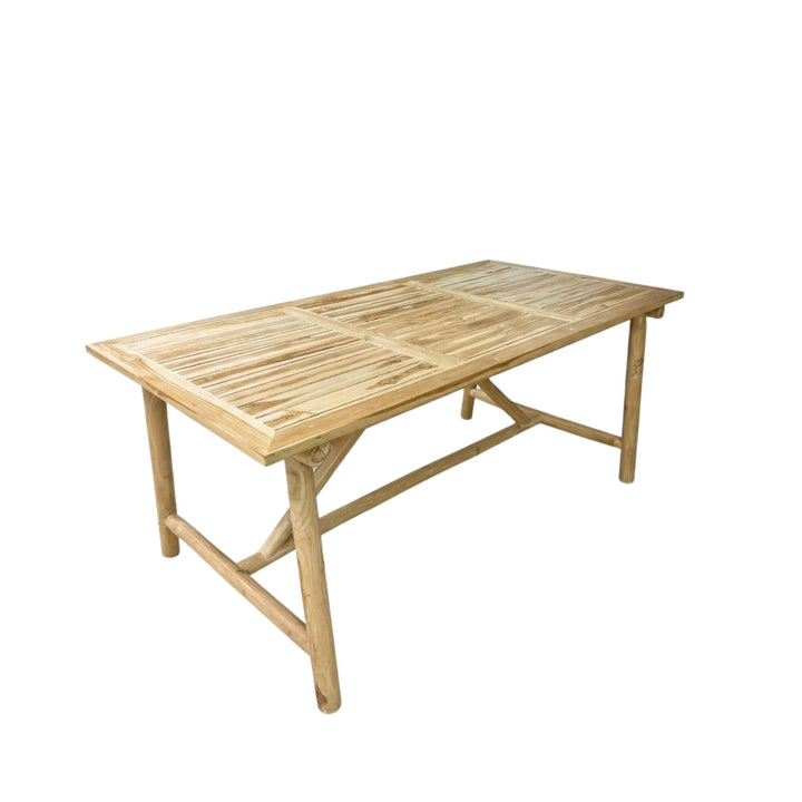 AKASA TEAK BRANCH DINING TABLE | 180X90X75CM