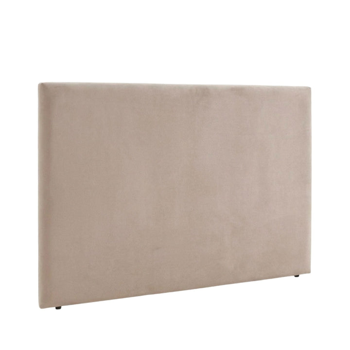 Front view of the Amalfi upholstered headboard with clean, minimalist design.