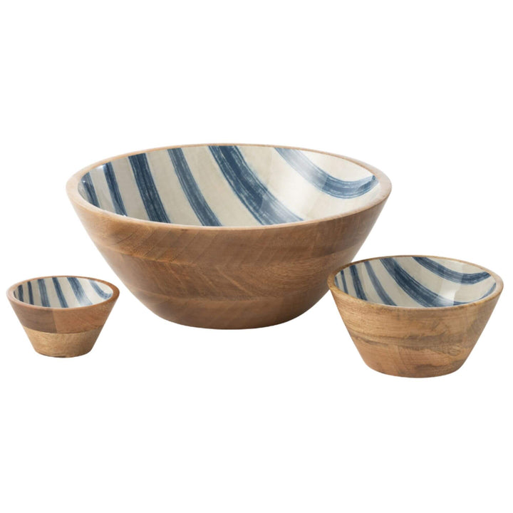 Set of three Anaya Stripes Bowls in different sizes