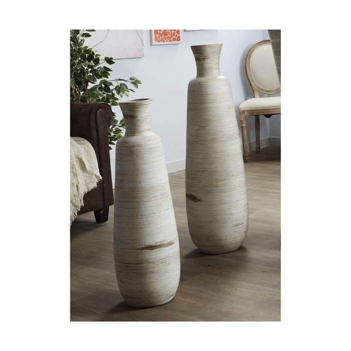 Ankara Terracotta Pots styled in an interior setting.