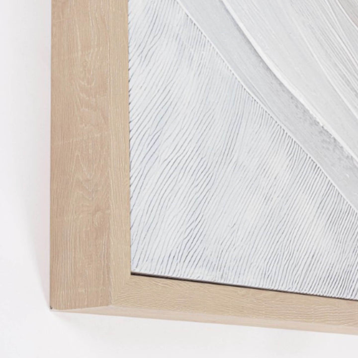 Close-up detail of the canvas surface highlighting layered brushstrokes and texture.