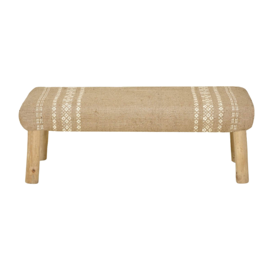 Ashram Jute Bench.

