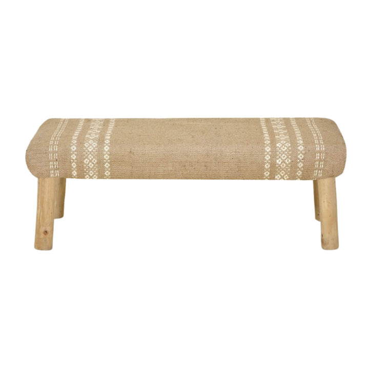 Ashram Jute Bench.

