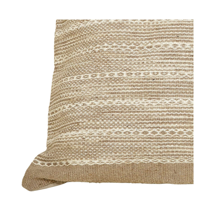 Close-up of natural natural woven jute texture