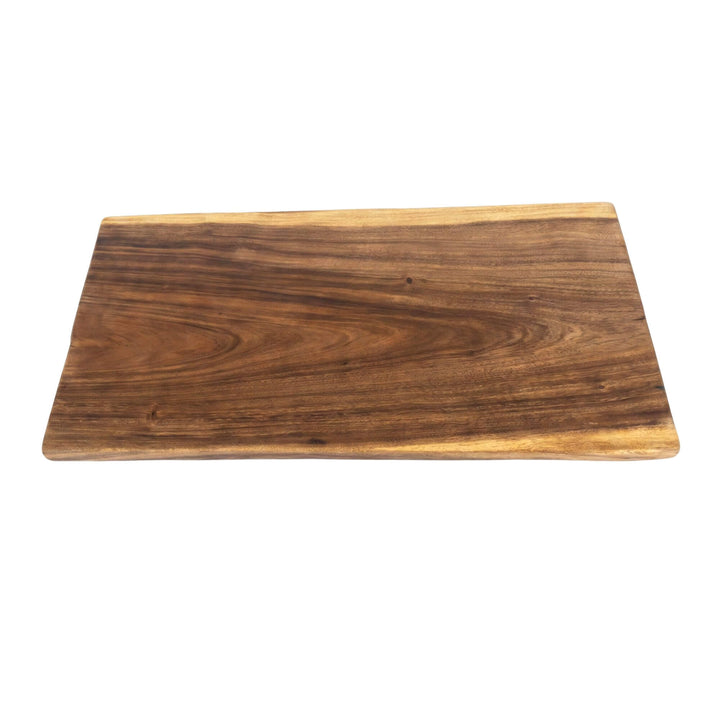 Top view of the coffee table highlighting the rich wood surface and natural tone variation.