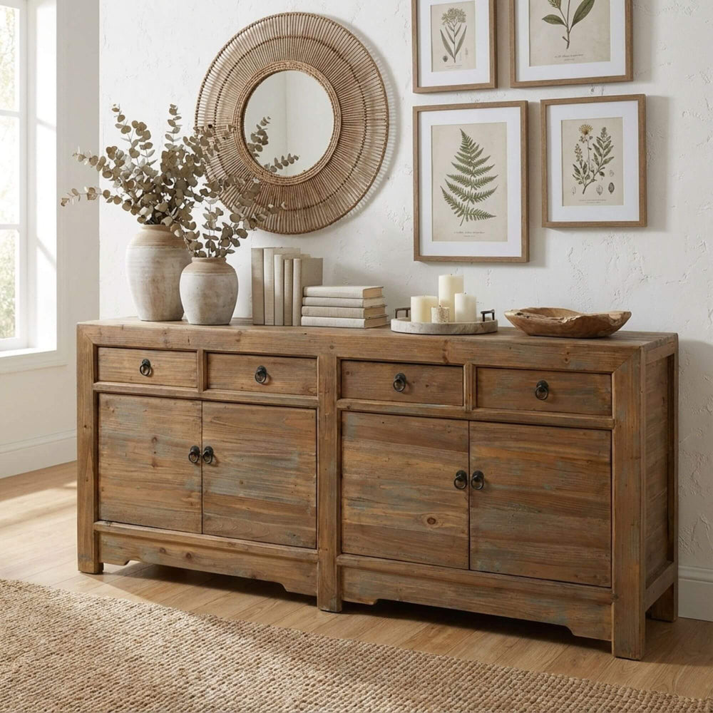 Styled living room featuring the Banda Buffet