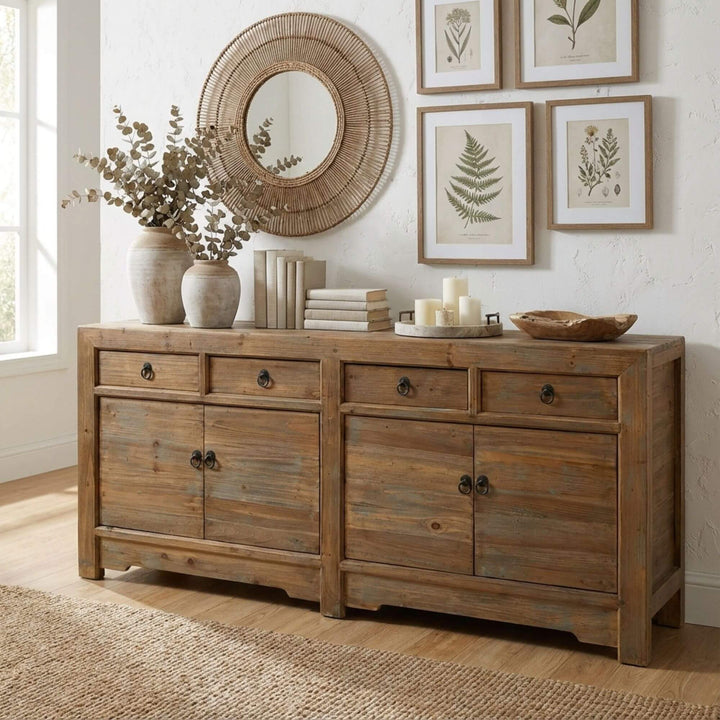 Styled living room featuring the Banda Buffet