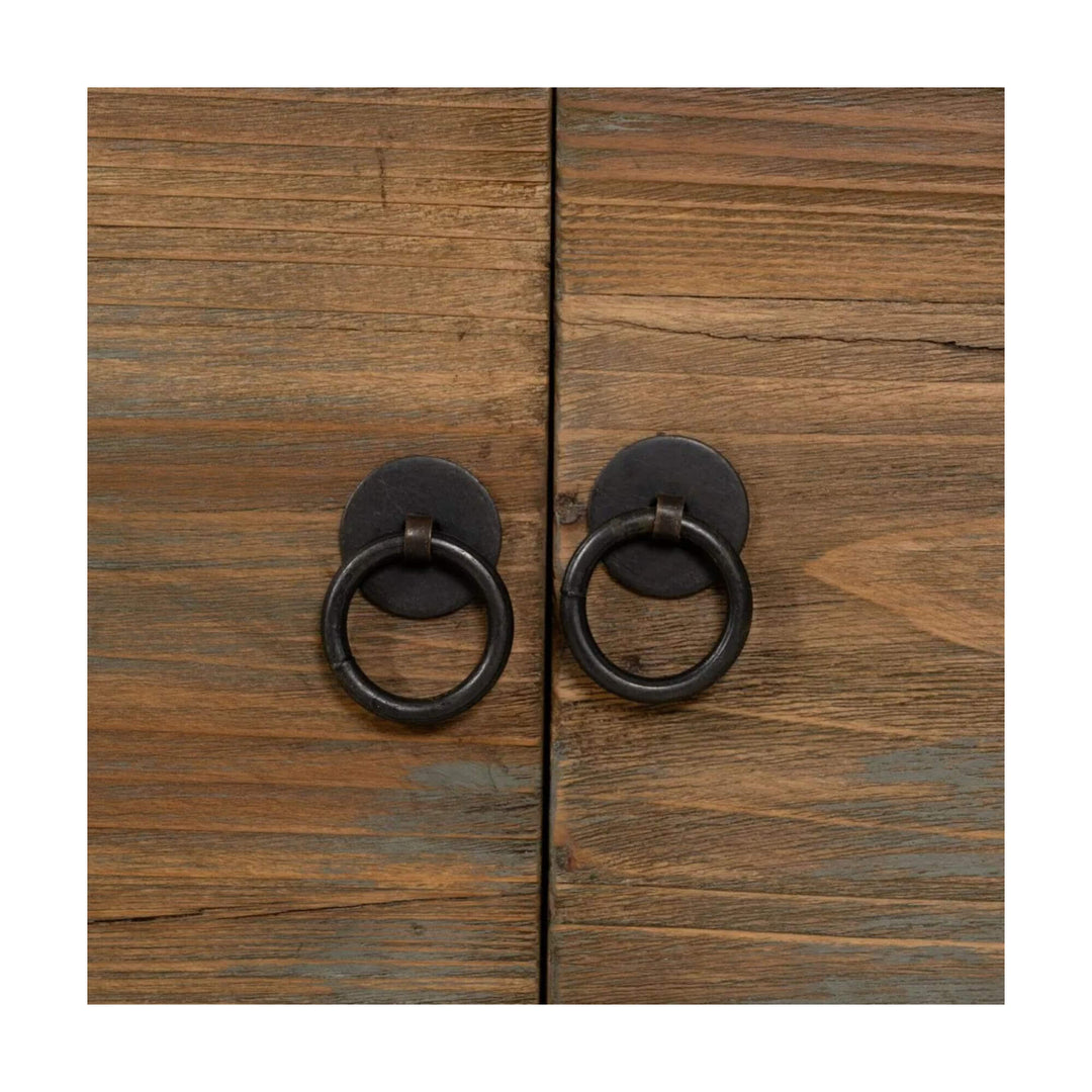 Banda Buffet drawer handles in black metal