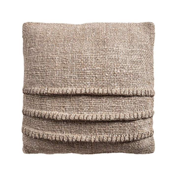 Front view of Barro Cushion showing layered detailing.