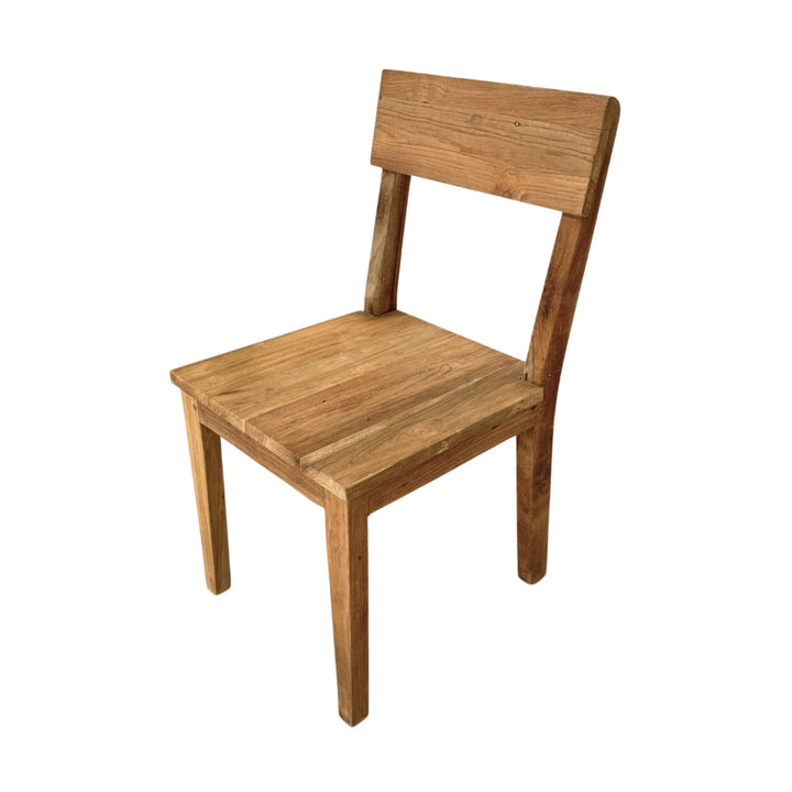 Batauga Teak Wood Dining Chair in natural finish