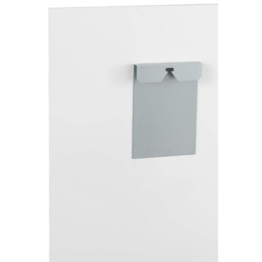 Back view of Bengala Tiger Painting showing metal mounting hardware.

