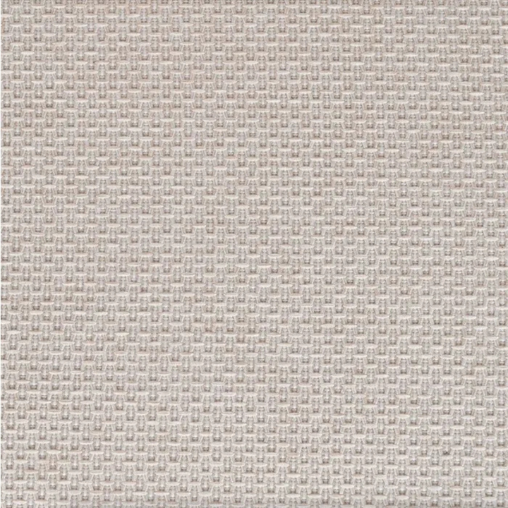 Fabric texture close-up of the beige cushion seat.