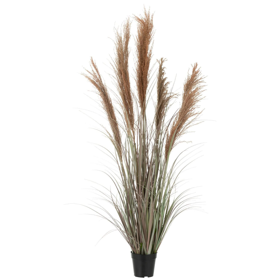 Bush XL artificial plant front view showing tall grass-style green foliage and full volume