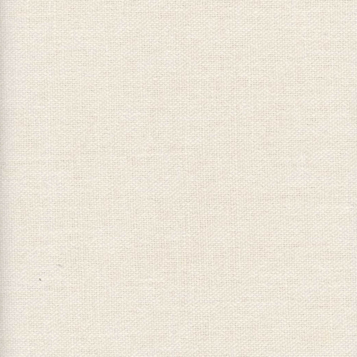 Close-up of the Cala Bianca White fabric showing soft linen texture.