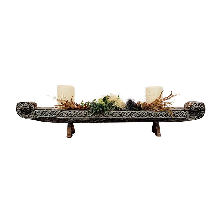 Calypso teak boat decor styled with decorative elements 