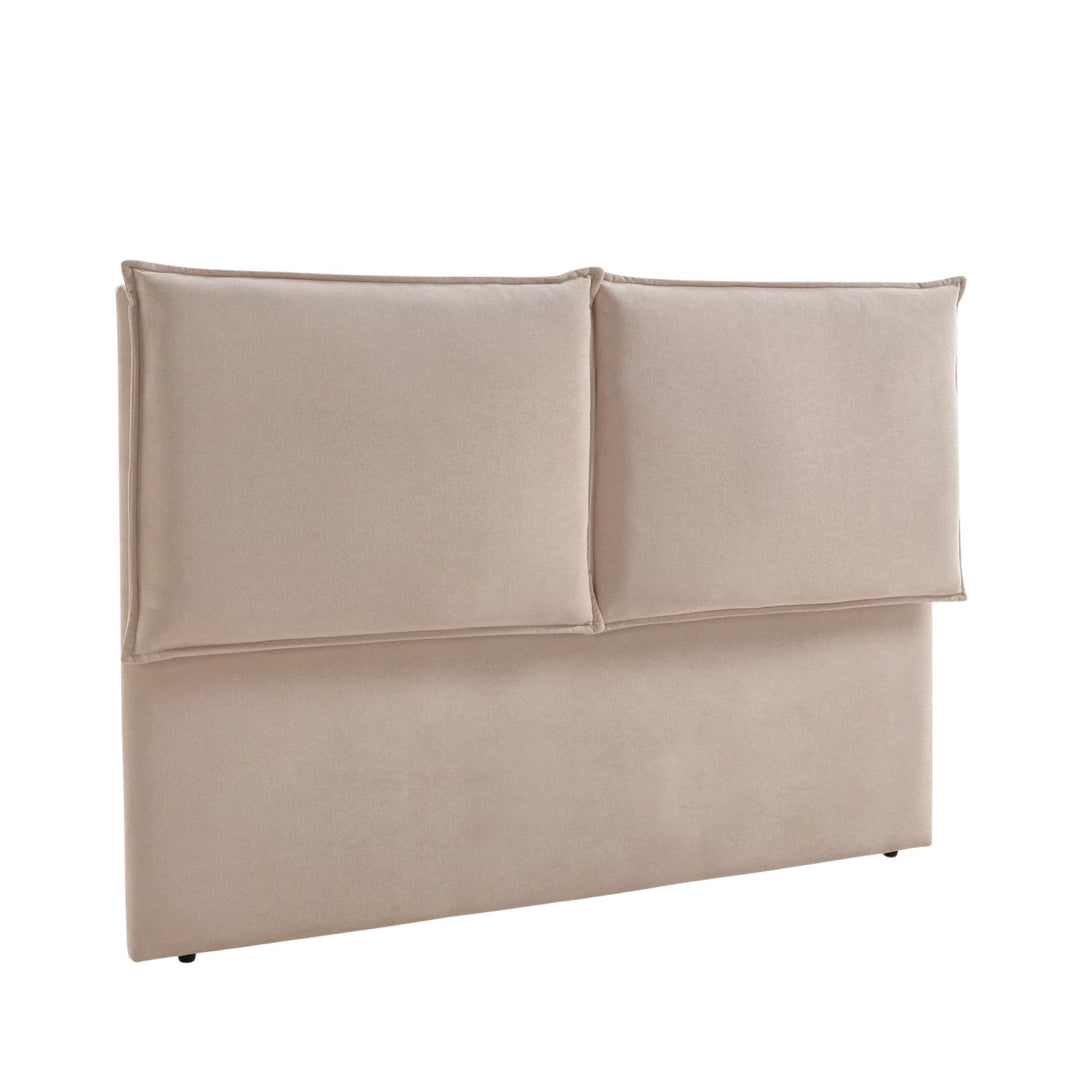 Upholstered Capri Headboard with padded panels and clean, elegant design.