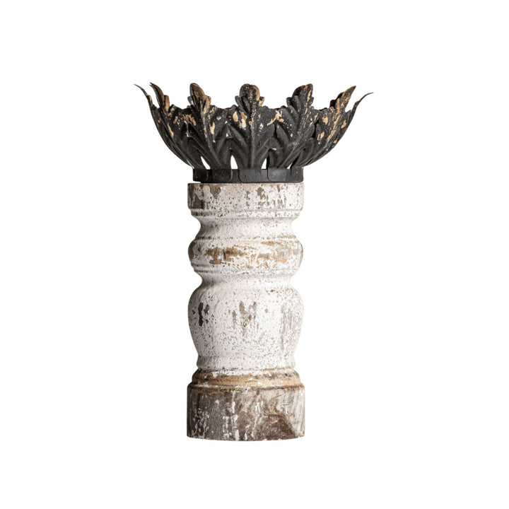 Capro candle holder on white background