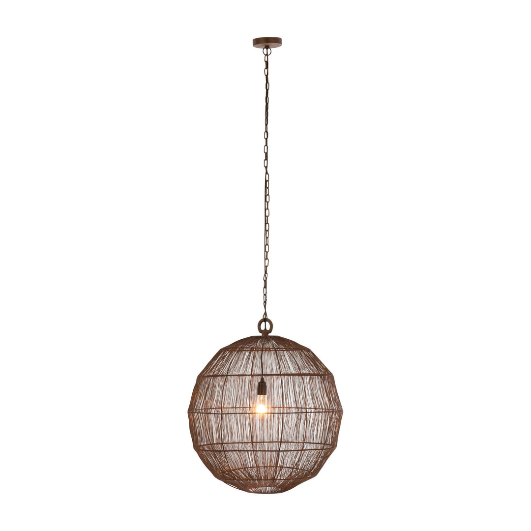 Industrial round metal ceiling lamp hanging with chain