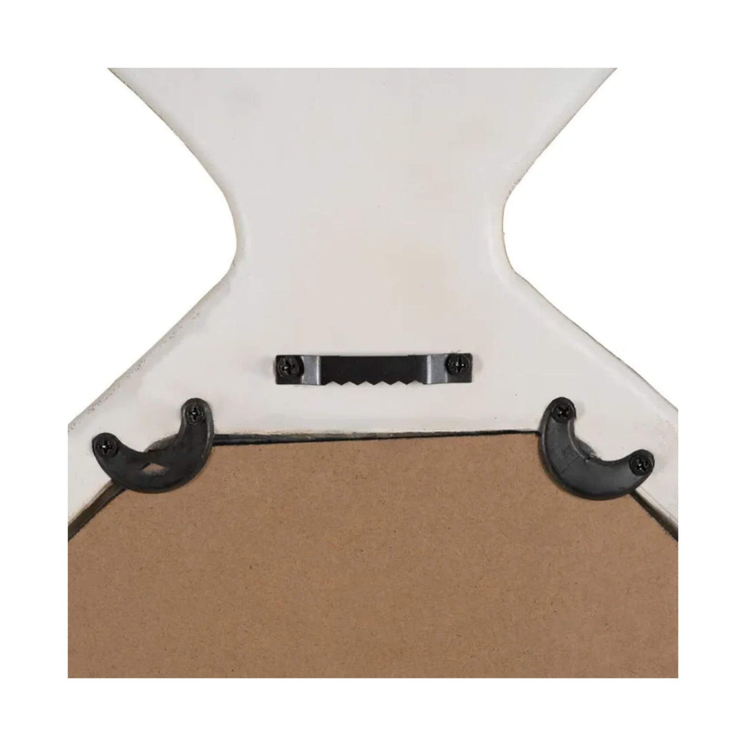 Back view of coral fish mirror hanger