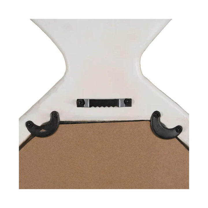 Back view of coral fish mirror hanger
