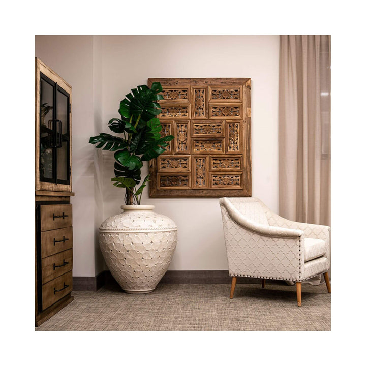 Corteza Wall Panel — artisanal wooden artwork for timeless interiors.