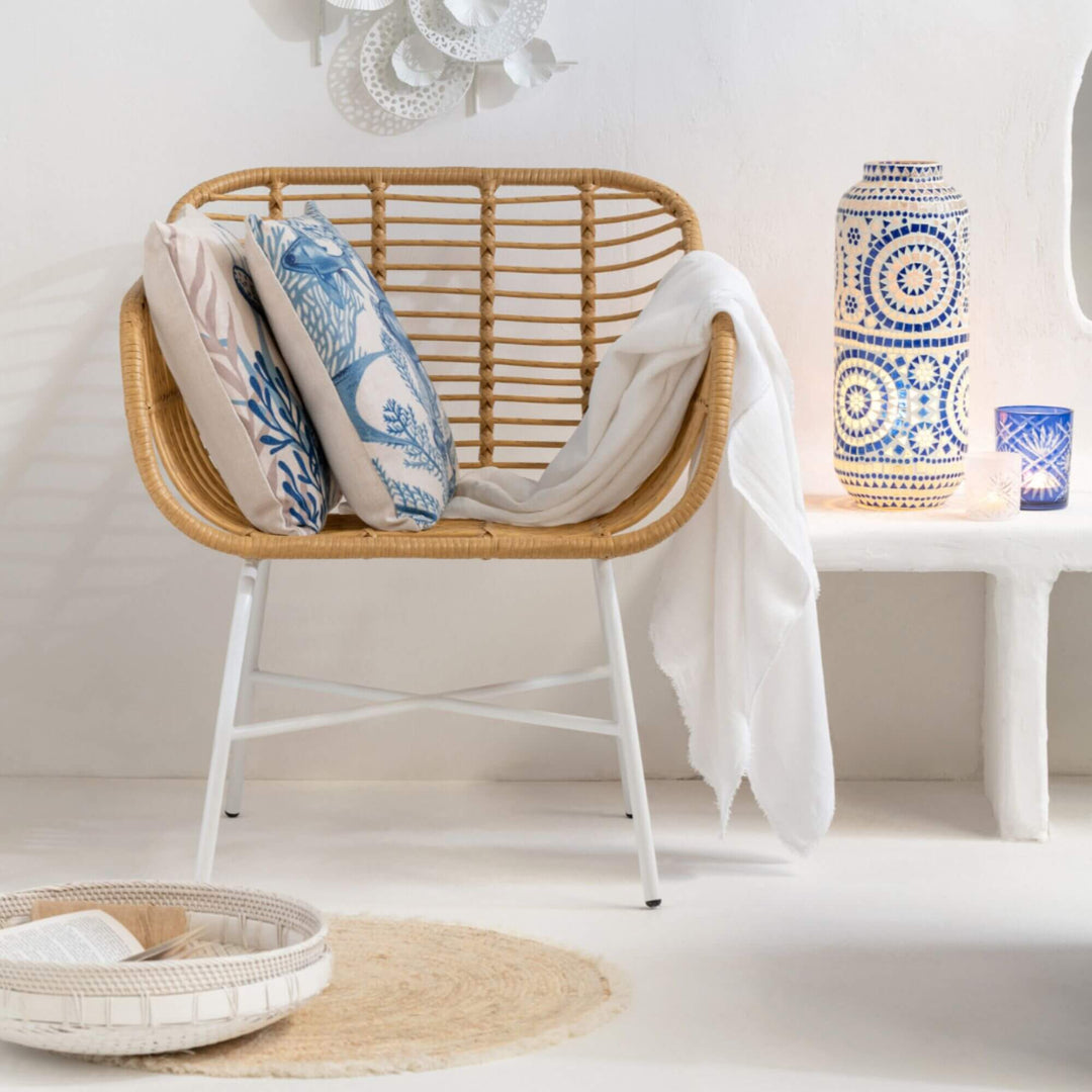 Cubagua lounge chair in a minimalist interior