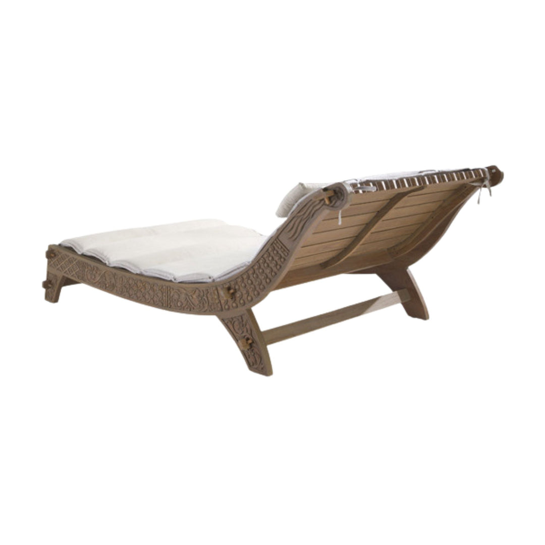 CYPRUS DAYBED with white cushion on a white background
