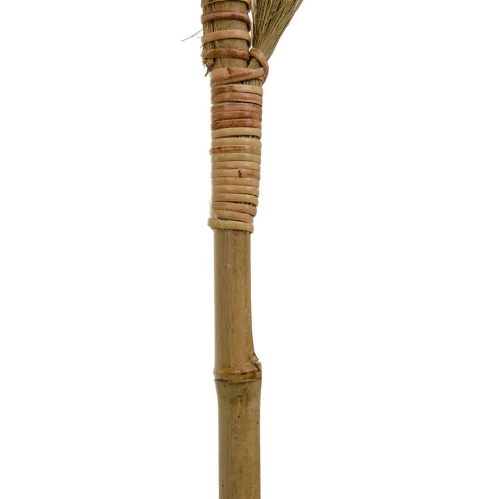 Detail of natural fiber texture and bundled stem