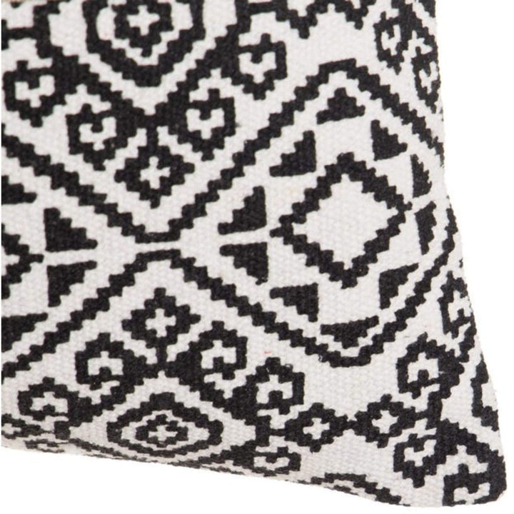 Close-up of cotton tassels and textured fabric detail