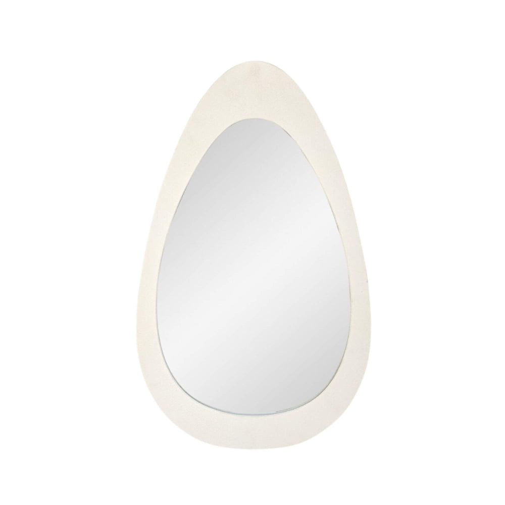 Small Decorative beige mirror for modern interiors
