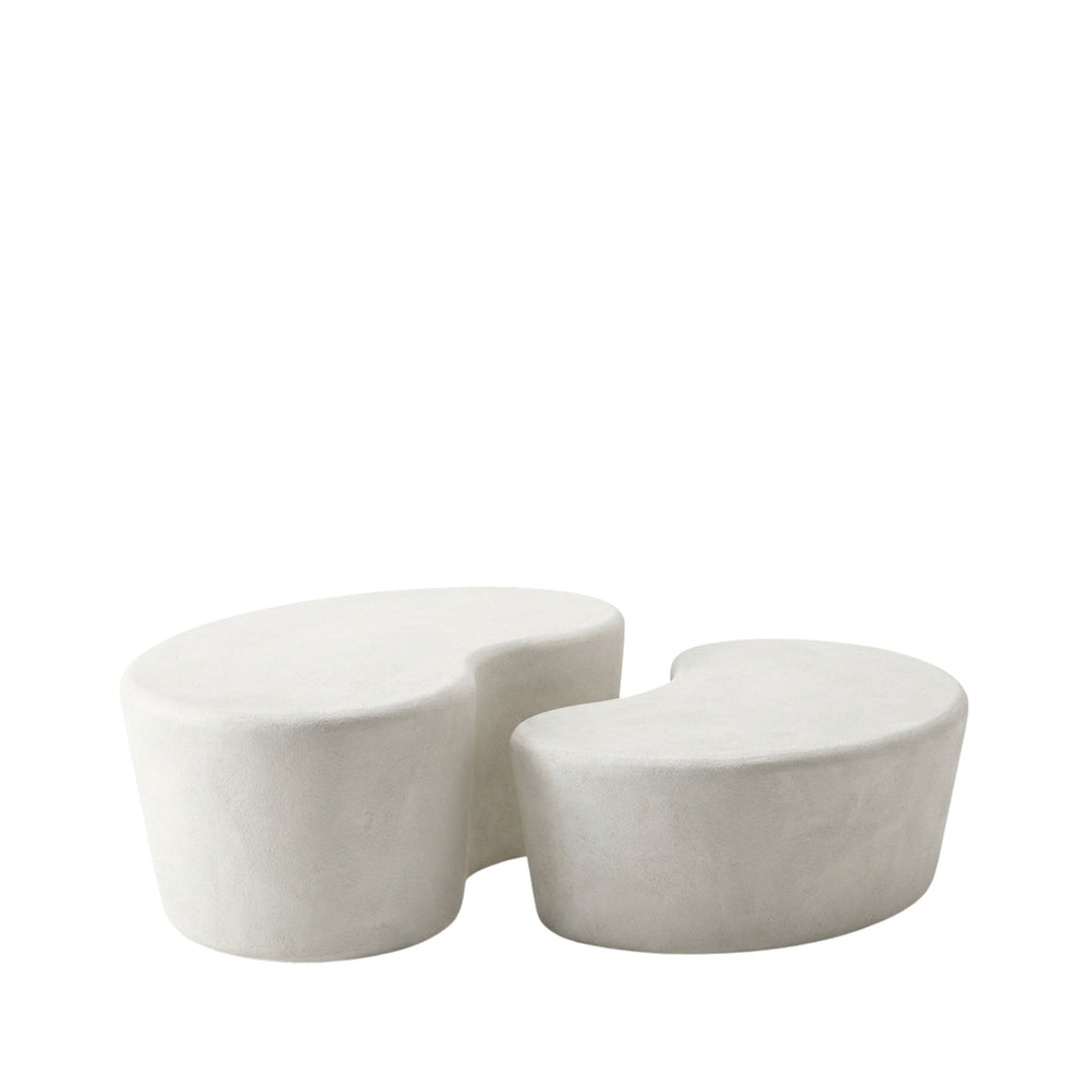 Front view of Dune Organic Coffee Table showing its smooth, rounded silhouette.