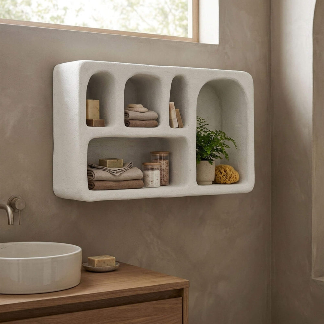 DUNE WALL SHELF | 80X18X48CM