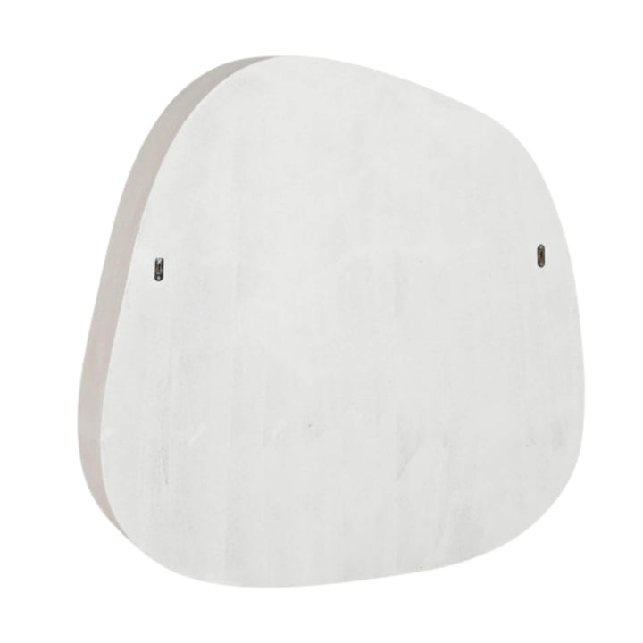 Back view of Dune Wall Shelf showing mounting holes