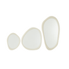 ZAHRA WOOD MIRROR | WHITE
